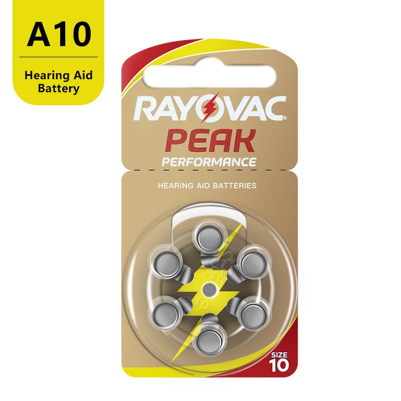 60 Pcs NEW Zinc Air 1.45V Rayovac Peak Zinc Air Hearing Aid-图1