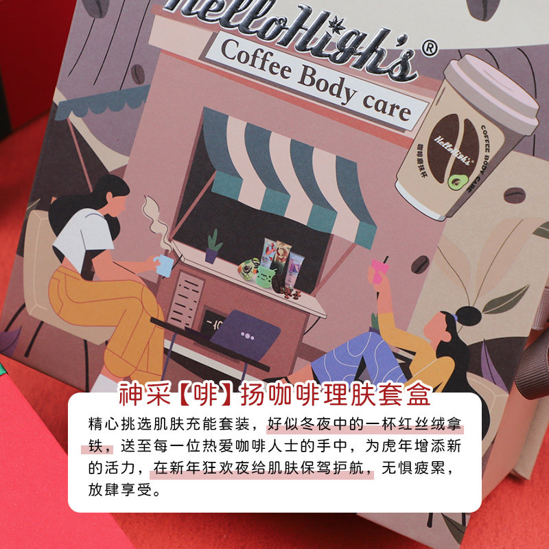 【新年礼物】hellohighs神采沐浴棉 HelloHighs身体护理套装