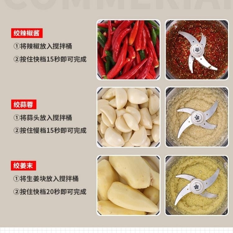 和馅机拌馅机搅拌机商用拌料打肉馅搅拌机商用饺肉馅机多用粉碎机-图0