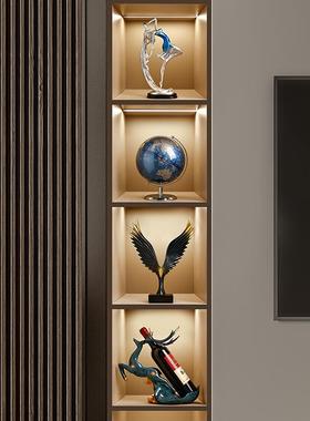 酒柜装饰品摆件现代家居客厅玄关电视柜办公室桌面高档轻奢工艺品