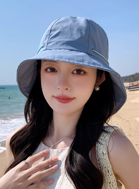 披肩防晒帽子女夏季登山帽小帽檐护颈帽户外徒步越野跑步防紫外线