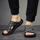 Тапочки для мужчин в летней домашней домашней мягкой подошве, не скользящая водонепроницаем