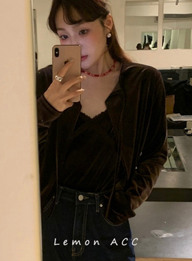 博主同款红色水晶珍珠项链