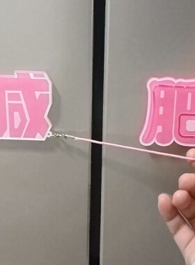 【可滑动】减肥冰箱贴2026新款双开门磁吸贴个性创意亚克力磁力贴