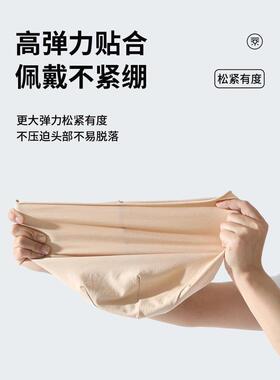 孕妇大围坐月子帽，产后春夏轻薄的防风包头帽，睡觉时可戴