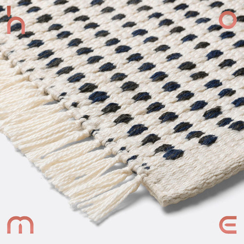 ho+me现货 丹麦ferm LIVING WAY RUG北欧流苏手工编织地毯/门垫 - 图2