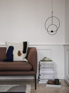 丹麦fermLiving悬挂式黄铜烛台