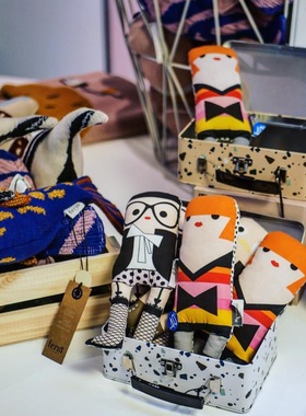 丹麦fermLiving水磨石收納盒