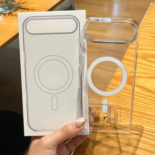 【华强北顶配版本】正品手机壳适用于苹果17promax透明壳iphone16磁吸magsafe动画15pro官网14-13-12同款Air - 图0