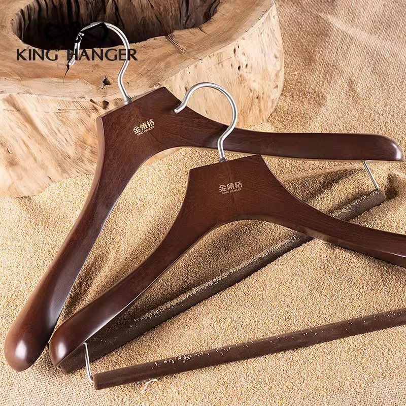 金领结原木实木榉木木质衣架衣柜衣帽间衣撑无痕大衣西服衬衫衣挂,淘宝优惠券,粉丝福利购,淘宝优惠卷