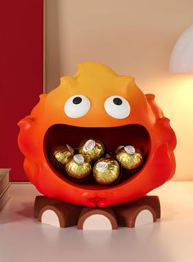 乔迁之喜柴火小炭火钥匙收纳玄关装饰摆件入户门新居礼物置物架