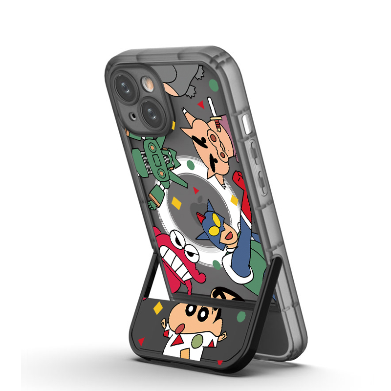 奔斯特 磁吸支架手机壳适用于iphone16promax简约14 13 12 11透明xsmax苹果13magsafe可爱动画15plus卡通xr - 图3