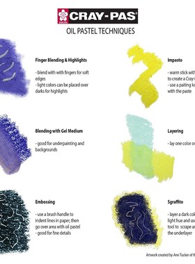 Sakura Oil Pastel Set XLP 12/16/25/36/50 Pieces Cray-Pas Exp