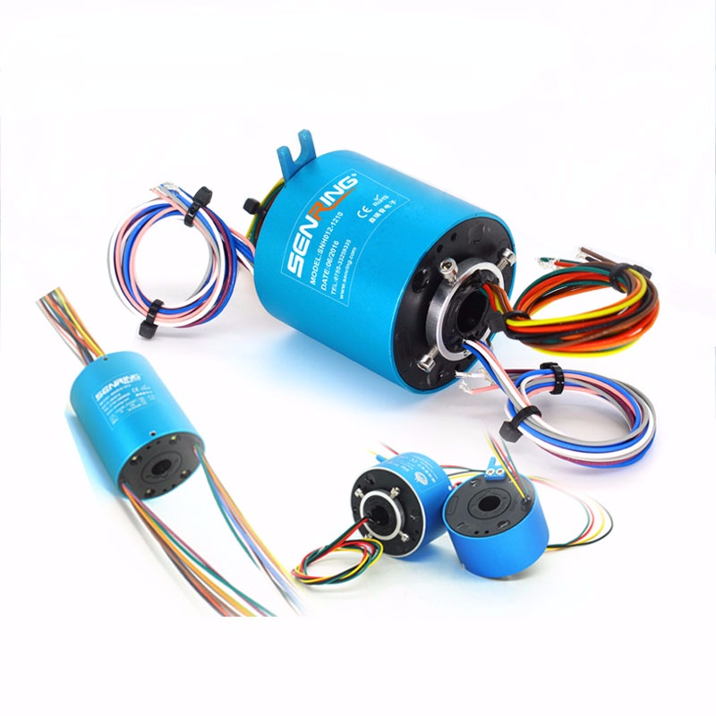 Through Hole Slip Ring 2/6/12/18/24 Channels 2A/5A/10A Curre - 图0