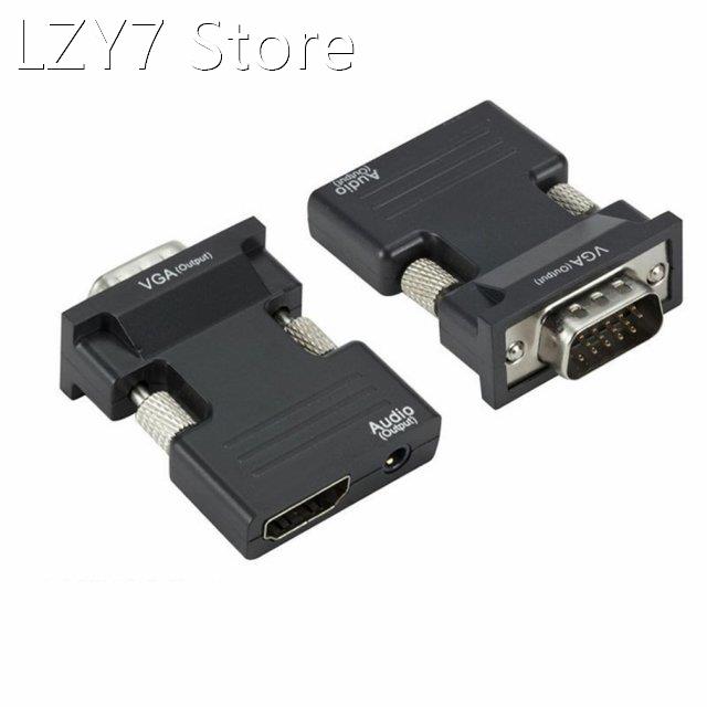 HDMI-compatible to VGA Converter Adapter 1080P VGA Adapter F