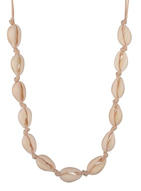 欧美时尚跨境饰品 夏威夷风个性休闲项饰编织贝壳短款锁骨项链