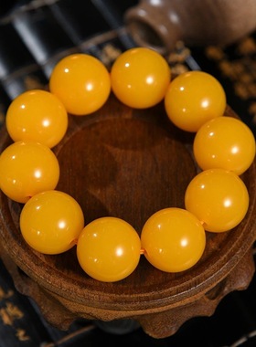 黄色手串男女款单圈时尚手链百搭日常佩戴