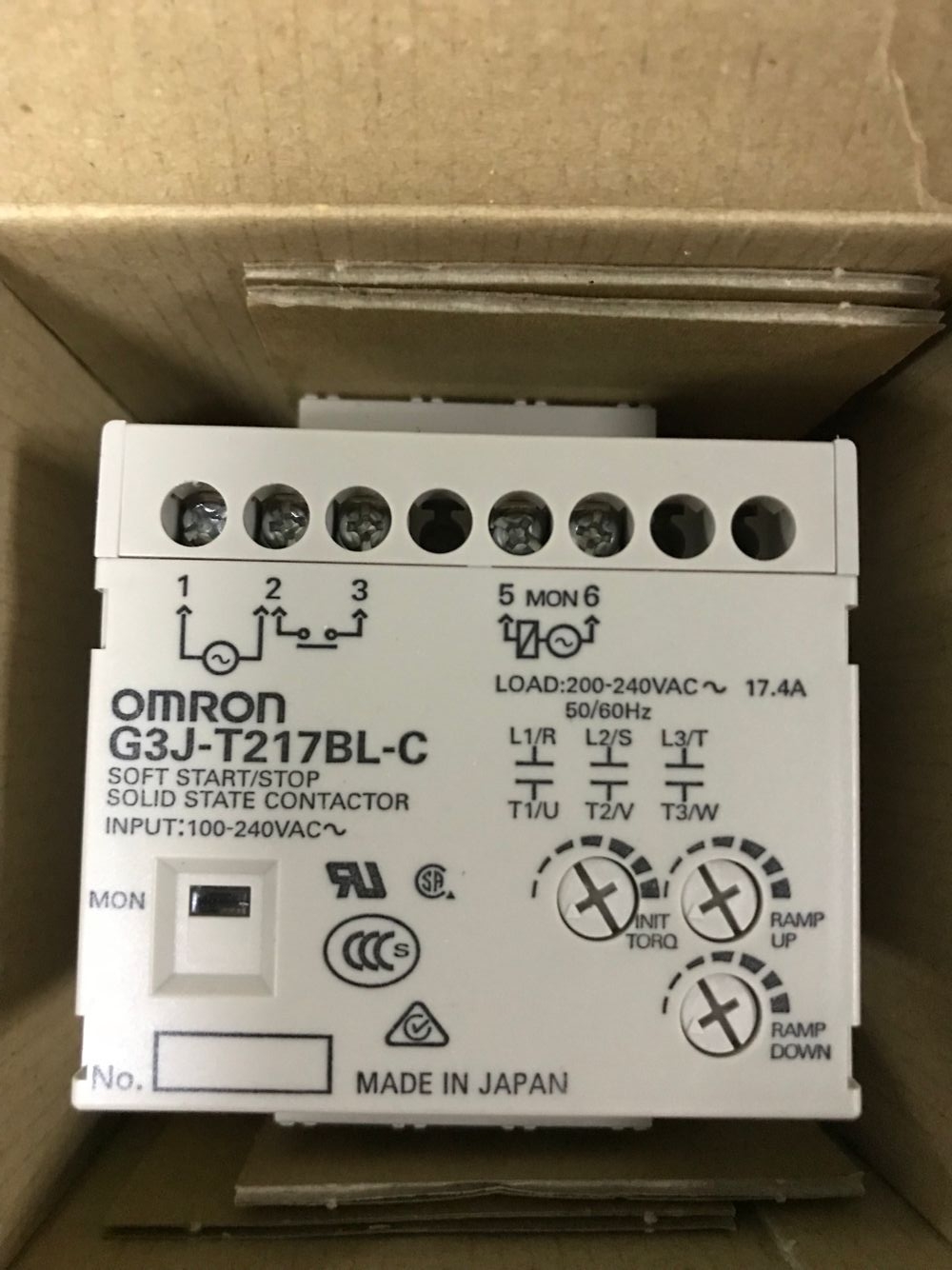 【】G3J-T217BL DC12-24三相电机用固态接触器 - 图3