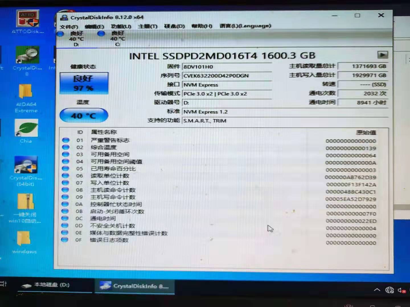 /D3600 D3700 1T 1.6T 2T固态硬盘U.2 MLC NVME PCI-E - 图3