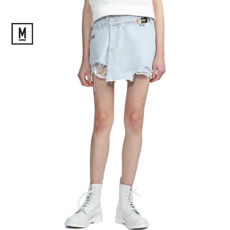 musium div女装2022春夏新品短裙裤 MUSIUMDIV牛仔裤