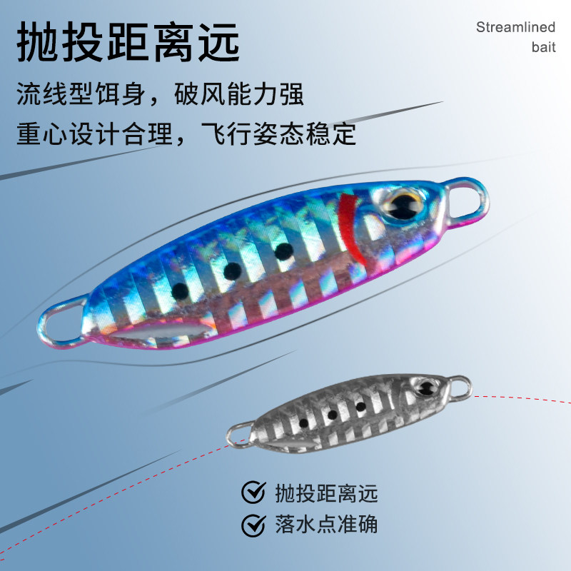 路亚远投小铁板海钓淡水路亚饵铅鱼夜光鱼饵仿真假饵亮片翘嘴鲈鱼,淘宝优惠券,粉丝福利购,淘宝优惠卷