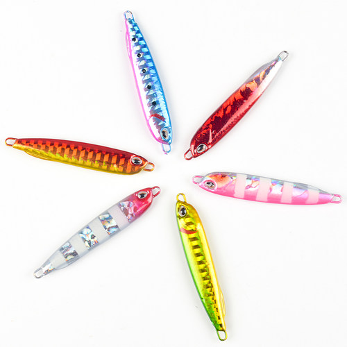 特价路亚假饵小铁板亮片夜光远投淡水海钓鲈鱼翘嘴通杀路亚竿假饵 - 图3