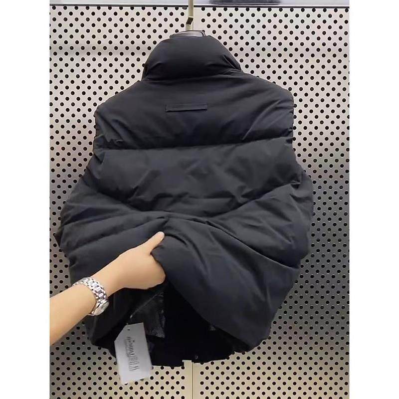 高端工装立领羽绒马甲男2025冬季加厚休闲百搭无袖外套白鸭绒坎肩,淘宝优惠券,粉丝福利购,淘宝优惠卷