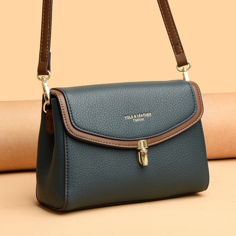 时尚女士小方包真皮斜挎包女2025新款中年妈妈包简约休闲单肩包潮,淘宝优惠券,粉丝福利购,淘宝优惠卷