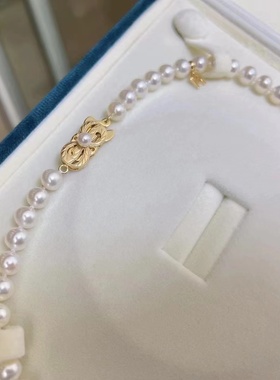 30-40岁女性优雅穿搭~7-8mm天然淡水高性价比素链邻家珍珠少女