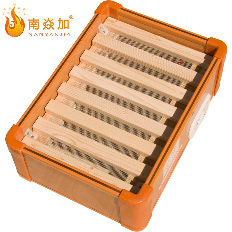 实木取暖器家用烤脚箱式暖脚神器烤火箱办公室冬季电烤火炉无明火