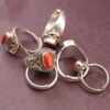 Inlaid open men's and women's rings Tibetan style retro