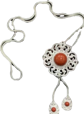 蒙古民族特色花丝袍子链项链波西米亚时尚长款小香风毛衣链民族风