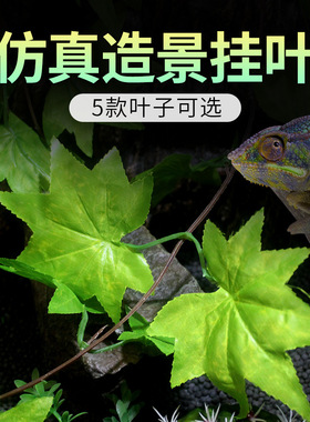 仿真植物爬宠饲养箱造景绿植乌龟