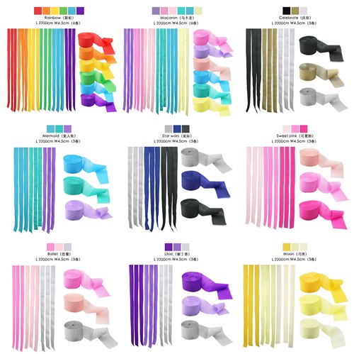 气球流苏纸飘带皱纹纸彩色背景墙布置生日派对布置活动装饰幼儿园 - 图1