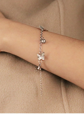 冷淡风铃铛手链女小众设计