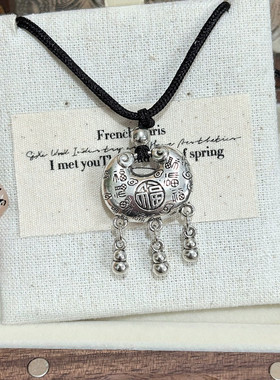 新款百福葫芦流苏胖福锁吊坠女