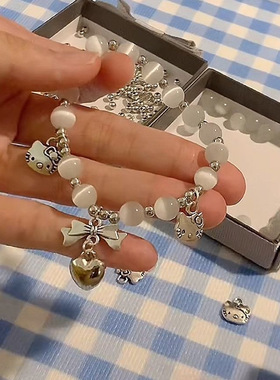 冰璃流苏手链女小众礼物