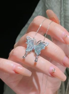 新款简约小众设计感锁骨链