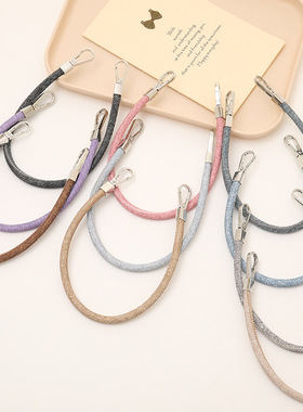 创意皮革牛仔图案手提链双扣