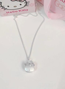 新款kt项链女凯蒂猫吊坠生日礼物