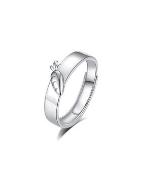 情侣戒指萝卜兔小众设计戒