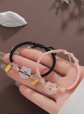 新中式情侣手链平安喜乐