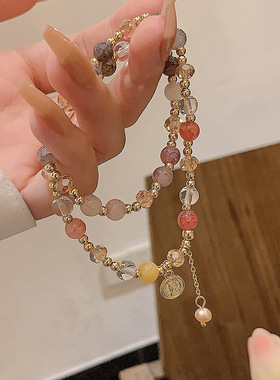 轻奢S397金圆牌时尚饰品人像小众