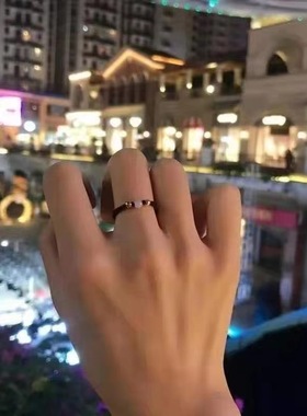 转运珠情侣对戒新中式闺蜜指环