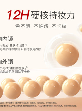 FV金钻粉底液遮瑕不假面12H持妆