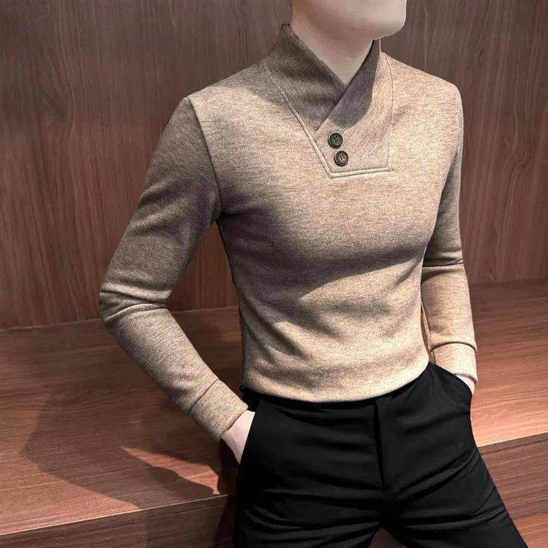 HQ轻奢严选品质V领针织衫男款冬季爆款2025新款休闲痞帅保暖内搭,淘宝优惠券,粉丝福利购,淘宝优惠卷
