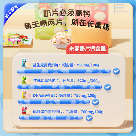 2 bags of unzero beazero high calcium milk tablets