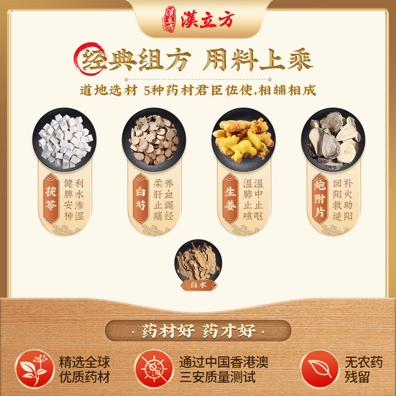 汉立方真武汤肾虚男女补肾阳虚吃什么药祛湿健脾中药脾肾双补非丸