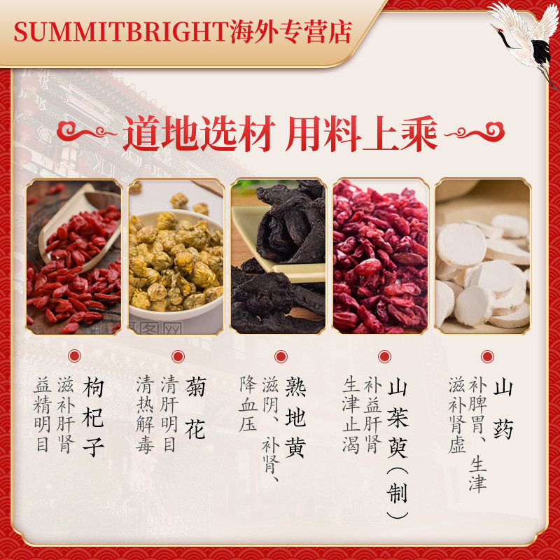北京同仁堂杞菊地黄丸头晕耳鸣视力模糊迎风流泪补肾养肝护肝清肝