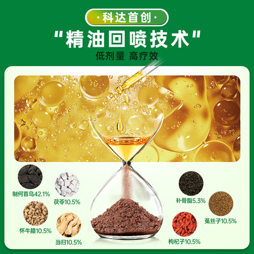 科达七宝美髯丹丸补肝益肾中成药乌发壮骨腰膝酸软肾虚脱发 - 图1